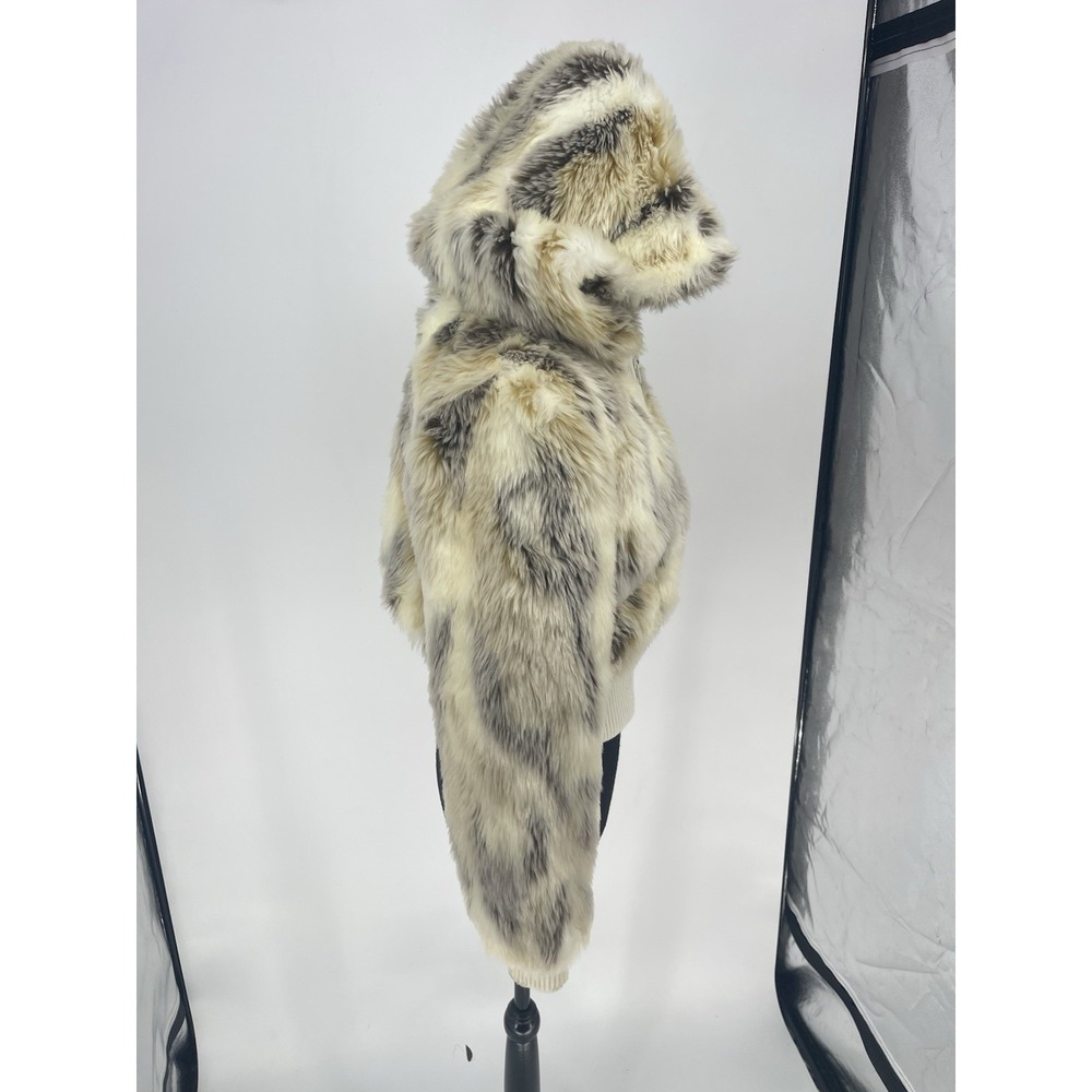 Vtg Autumn Trails Rabbit Faux-fur Coat Size S - Picture 5 of 8